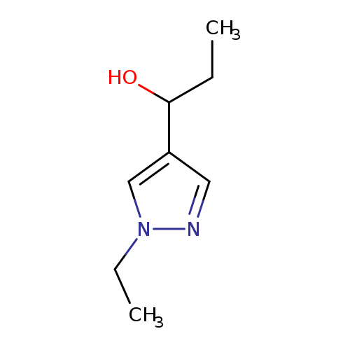 1-(1-ethyl-1H-pyrazol-4-yl)propan-1-ol