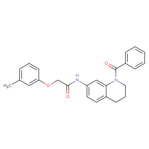 N-(1-benzoyl-1,2,3,4-tetrahydroquinolin-7-yl)-2-(3-methylphenoxy)acetamide