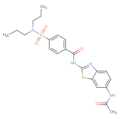 4-(dipropylsulfamoyl)-N-(6-acetamido-1,3-benzothiazol-2-yl)benzamide