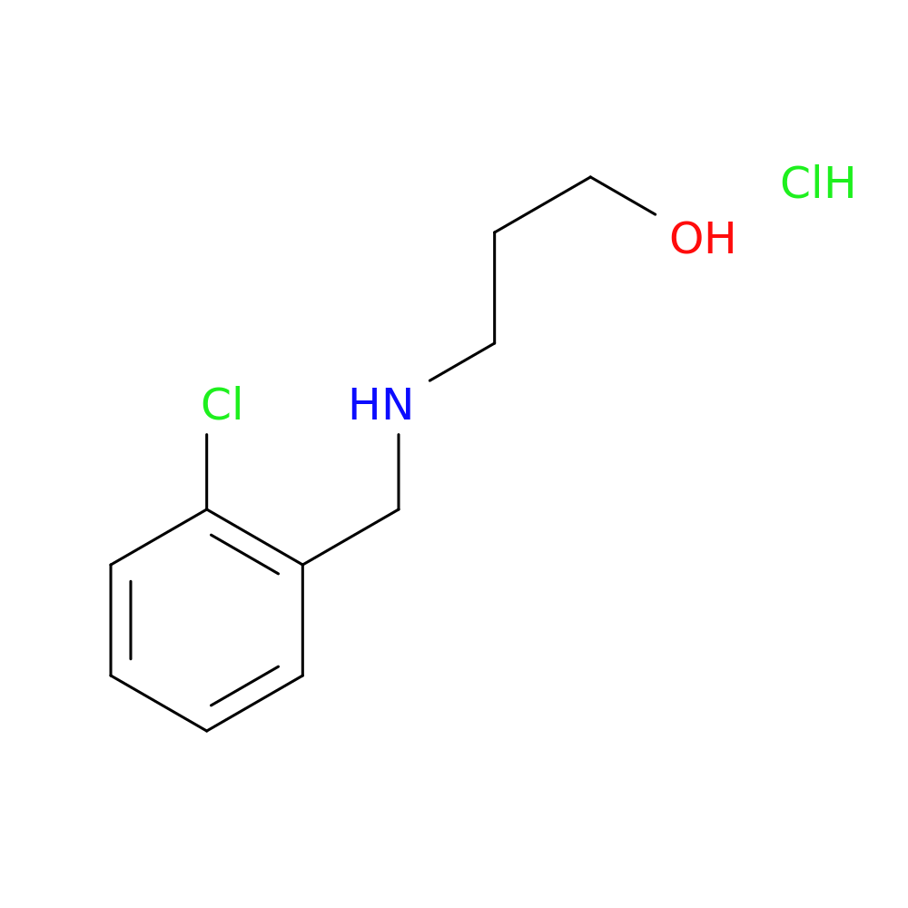3-[(2-chlorobenzyl)amino]-1-propanol hydrochloride