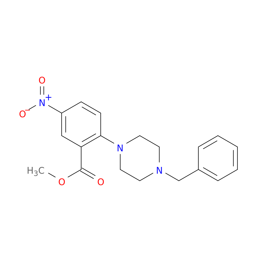 Methyl 2-(4-benzylpiperazin-1-yl)-5-nitrobenzoate