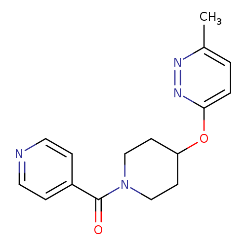 3-methyl-6-{[1-(pyridine-4-carbonyl)piperidin-4-yl]oxy}pyridazine