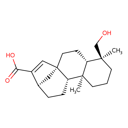 Kaur-15-en-17-oic acid, 18-hydroxy-, (4β)-
