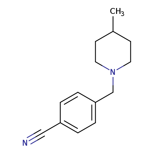 4-[(4-methylpiperidin-1-yl)methyl]benzonitrile