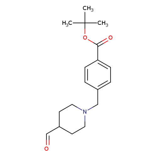 tert-Butyl 4-((4-formylpiperidin-1-yl)methyl)benzoate