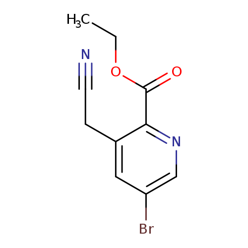 ethyl 5-bromo-3-(cyanomethyl)pyridine-2-carboxylate