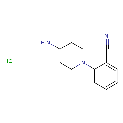 2-(4-aminopiperidin-1-yl)benzonitrile hydrochloride