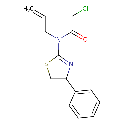 2-chloro-N-(4-phenyl-1,3-thiazol-2-yl)-N-(prop-2-en-1-yl)acetamide