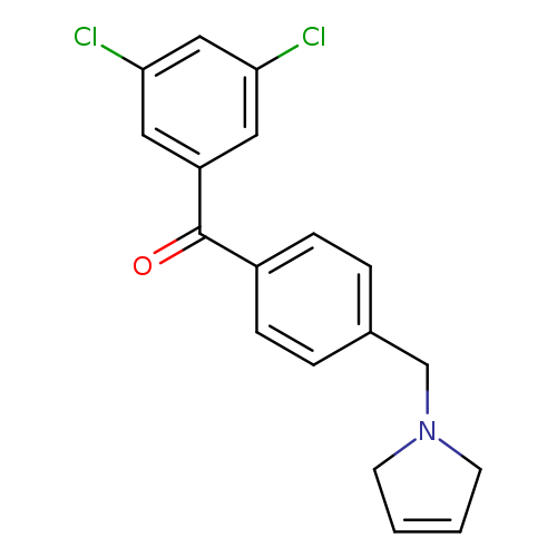 (3,5-Dichlorophenyl)(4-((2,5-dihydro-1H-pyrrol-1-yl)methyl)phenyl)methanone