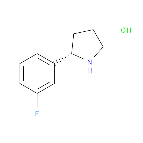 (S)-2-(3-Fluorophenyl)pyrrolidine hydrochloride