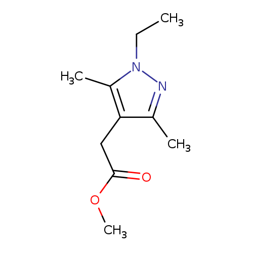 methyl 2-(1-ethyl-3,5-dimethyl-1H-pyrazol-4-yl)acetate