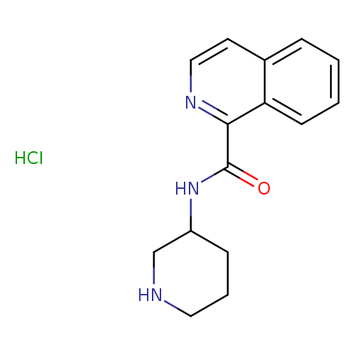 1-Isoquinolinecarboxamide, N-3-piperidinyl-, hydrochloride (1:1)