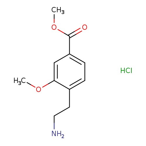methyl 4-(2-aminoethyl)-3-methoxybenzoate hydrochloride