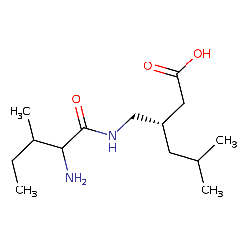 (3S)-3-[(2-amino-3-methylpentanamido)methyl]-5-methylhexanoic acid