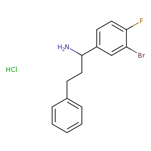 1-(3-bromo-4-fluorophenyl)-3-phenylpropan-1-aminehydrochloride