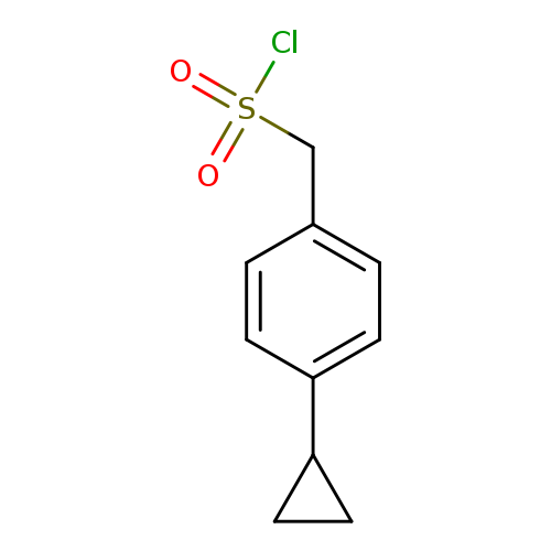 (4-cyclopropylphenyl)methanesulfonyl chloride