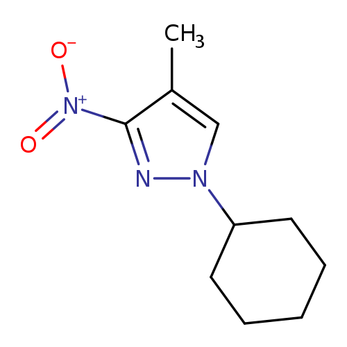 1-cyclohexyl-4-methyl-3-nitro-1H-pyrazole