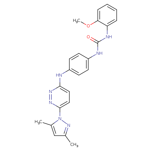 1-(4-{[6-(3,5-dimethyl-1H-pyrazol-1-yl)pyridazin-3-yl]amino}phenyl)-3-(2-methoxyphenyl)urea