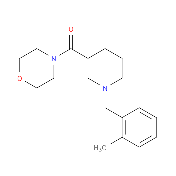4-{1-[(2-methylphenyl)methyl]piperidine-3-carbonyl}morpholine