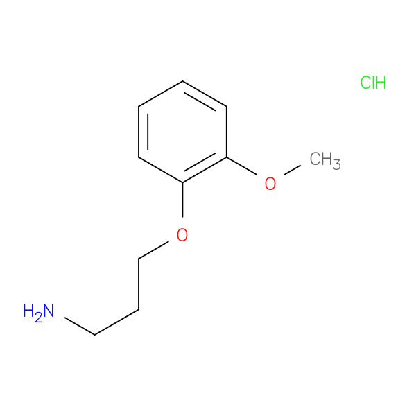 1-(3-Aminopropoxy)-2-methoxybenzene, HCl