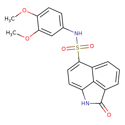 N-(3,4-dimethoxyphenyl)-2-oxo-1,2-dihydrobenzo[cd]indole-6-sulfonamide