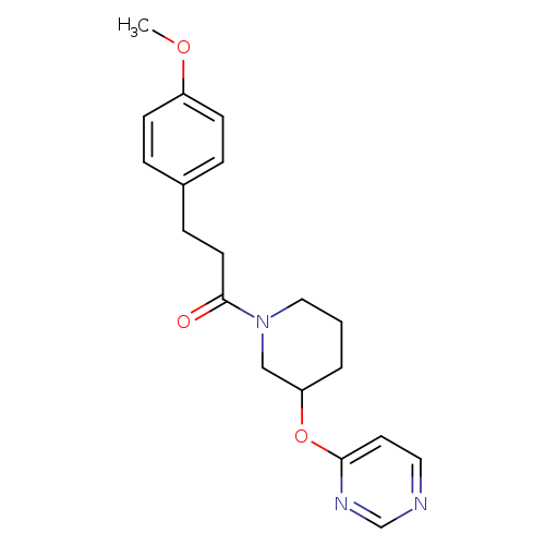 3-(4-methoxyphenyl)-1-[3-(pyrimidin-4-yloxy)piperidin-1-yl]propan-1-one