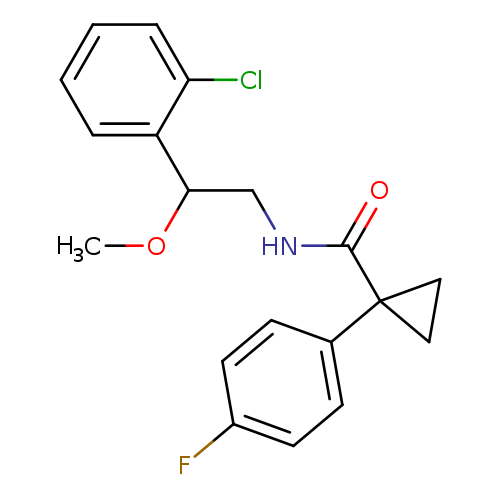 N-[2-(2-chlorophenyl)-2-methoxyethyl]-1-(4-fluorophenyl)cyclopropane-1-carboxamide
