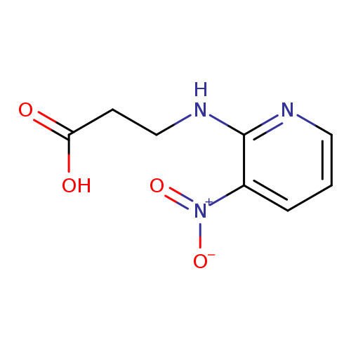 3-((3-Nitropyridin-2-yl)amino)propanoic acid