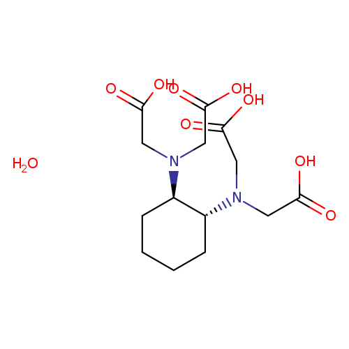 Glycine, N,​N'-​(1R,​2R)​-​1,​2-​cyclohexanediylbis[N-​(carboxymethyl)​-​, hydrate (1:1)​, rel-