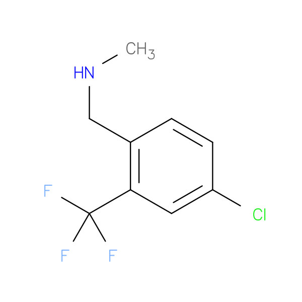 {[4-Chloro-2-(trifluoromethyl)phenyl]methyl}(methyl)amine