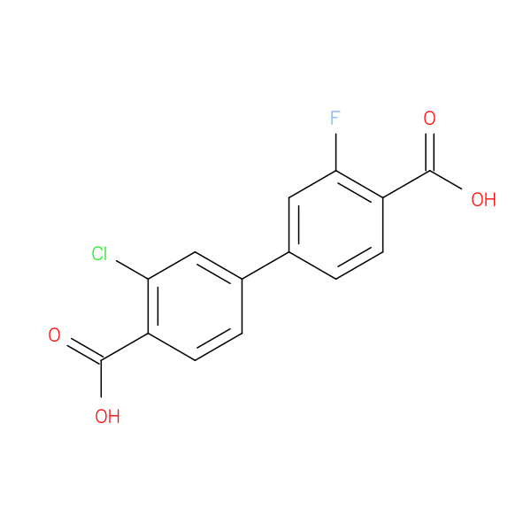 4-(4-Carboxy-3-fluorophenyl)-2-chlorobenzoic acid