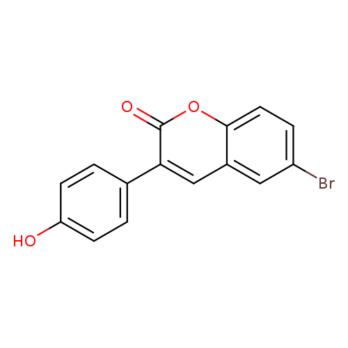6-Bromo-3-(4-hydroxyphenyl)-2h-chromen-2-one