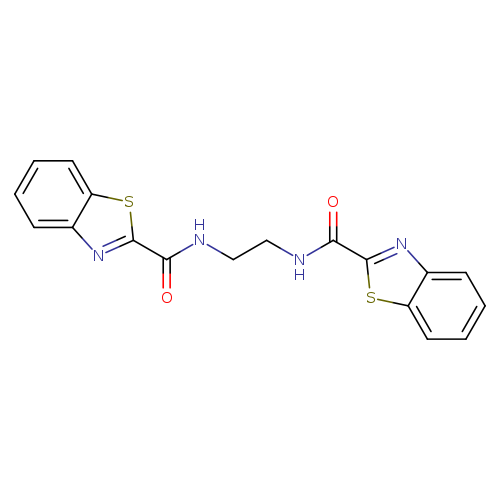 N-{2-[(1,3-benzothiazol-2-ylcarbonyl)amino]ethyl}-1,3-benzothiazole-2-carboxamide