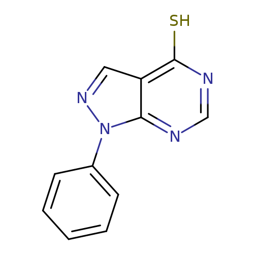 1-Phenyl-1H-pyrazolo[3,4-d]pyrimidine-4-thiol