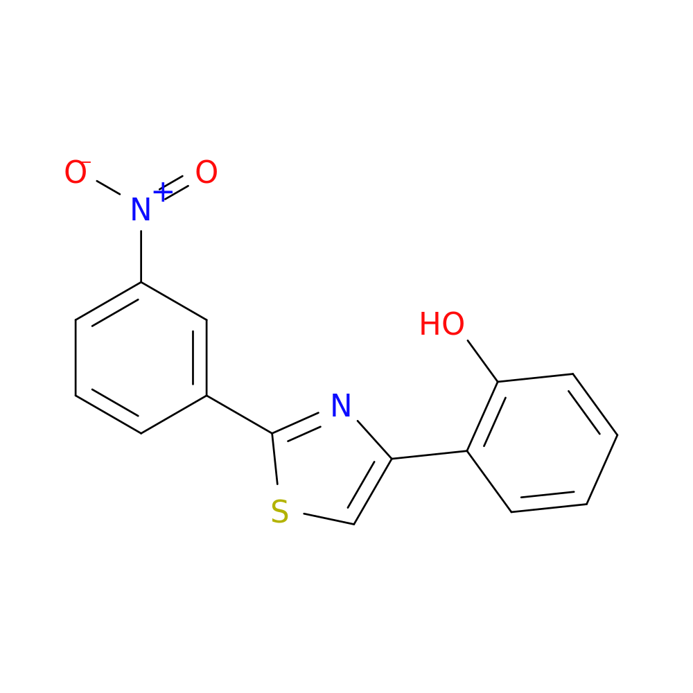 2-(3-Nitrophenyl)-4-(2-hydroxyphenyl)thiazole