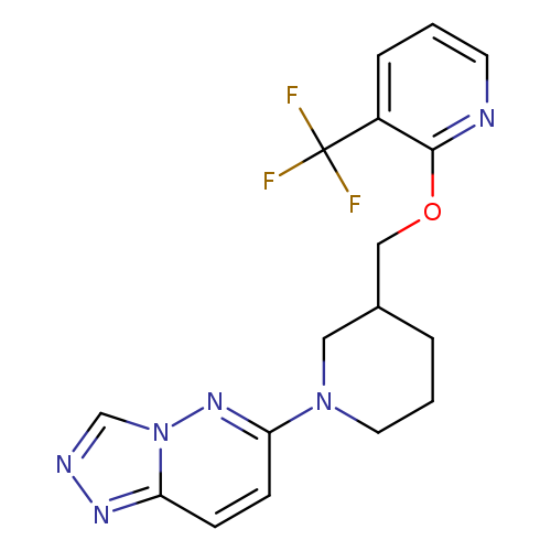 2-[(1-{[1,2,4]triazolo[4,3-b]pyridazin-6-yl}piperidin-3-yl)methoxy]-3-(trifluoromethyl)pyridine