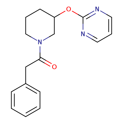 2-phenyl-1-[3-(pyrimidin-2-yloxy)piperidin-1-yl]ethan-1-one