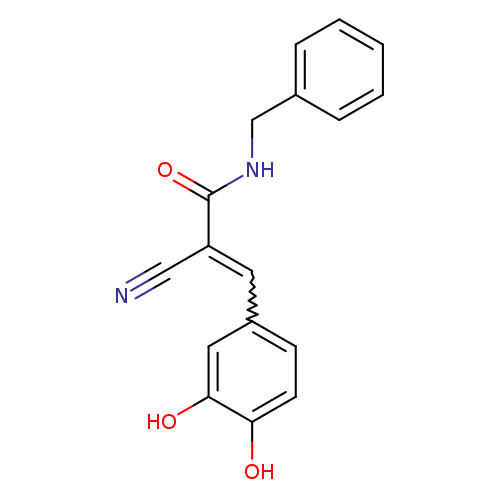 (E)-N-benzyl-2-cyano-3-(3,4-dihydroxyphenyl)prop-2-enamide