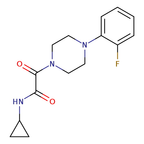 N-cyclopropyl-2-[4-(2-fluorophenyl)piperazin-1-yl]-2-oxoacetamide