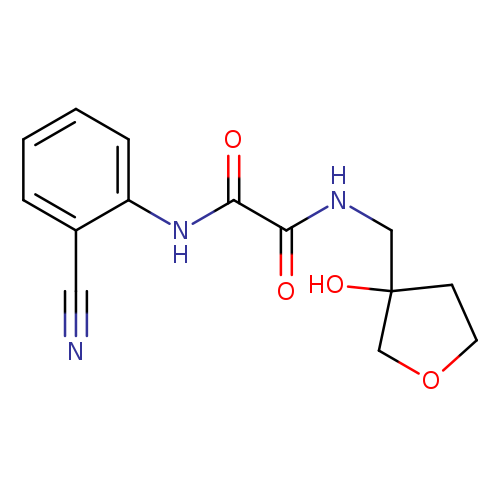 N'-(2-cyanophenyl)-N-[(3-hydroxyoxolan-3-yl)methyl]ethanediamide