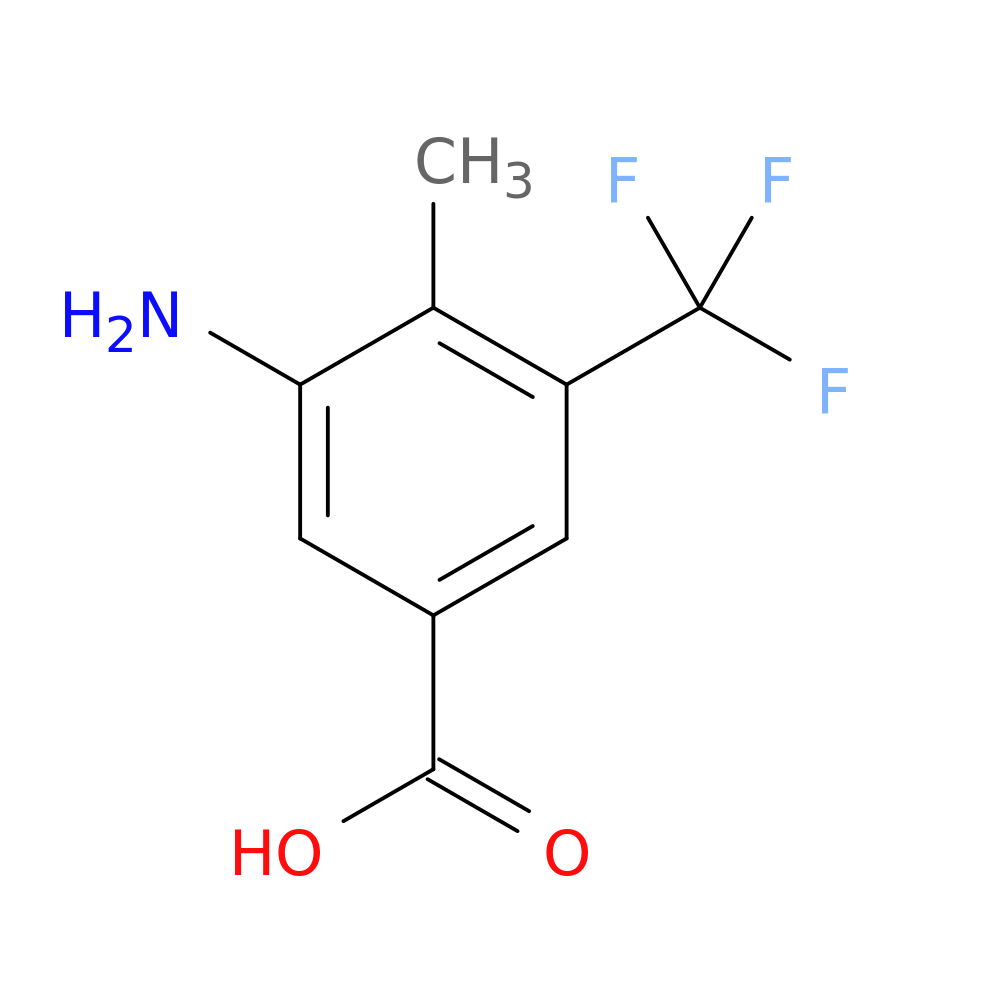 3-amino-4-methyl-5-(trifluoromethyl)benzoic acid