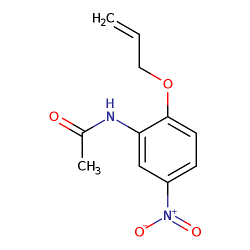 N-{2-(allyloxy)-5-nitrophenyl}acetamide