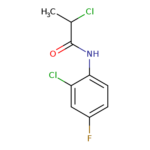 2-chloro-N-(2-chloro-4-fluorophenyl)propanamide