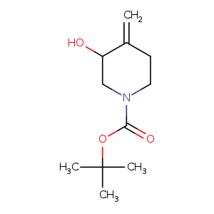 1-Piperidinecarboxylic acid, 3-hydroxy-4-methylene-, 1,1-dimethylethyl ester
