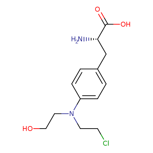 L-Phenylalanine, 4-[(2-chloroethyl)(2-hydroxyethyl)aMino]-HydroxyMelphalan