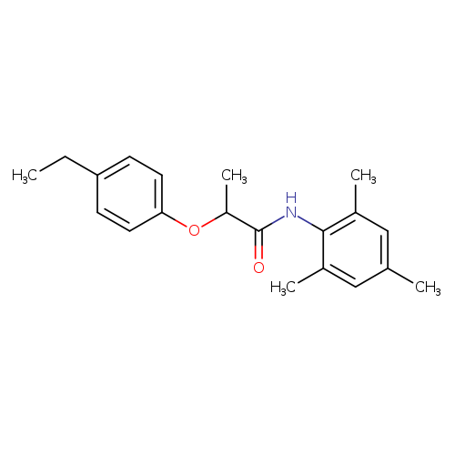 2-(4-ethylphenoxy)-N-mesitylpropanamide