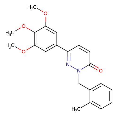 2-[(2-methylphenyl)methyl]-6-(3,4,5-trimethoxyphenyl)-2,3-dihydropyridazin-3-one