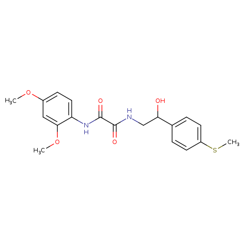 N-(2,4-dimethoxyphenyl)-N'-{2-hydroxy-2-[4-(methylsulfanyl)phenyl]ethyl}ethanediamide