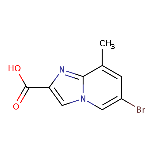 6-bromo-8-methylimidazo[1,2-a]pyridine-2-carboxylic acid