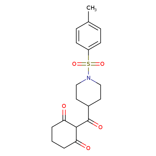 2-[1-(4-methylbenzenesulfonyl)piperidine-4-carbonyl]cyclohexane-1,3-dione
